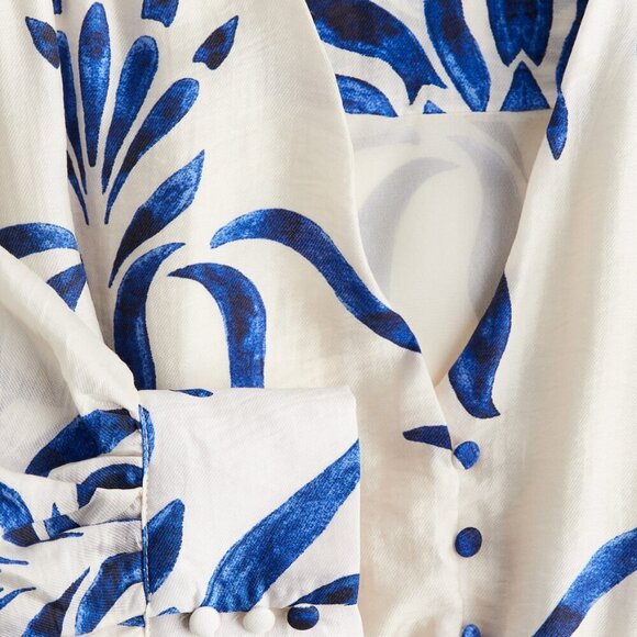 Women's H&M Bishop Sleeve Tie-belt dress | Size M - Picture 5 of 12